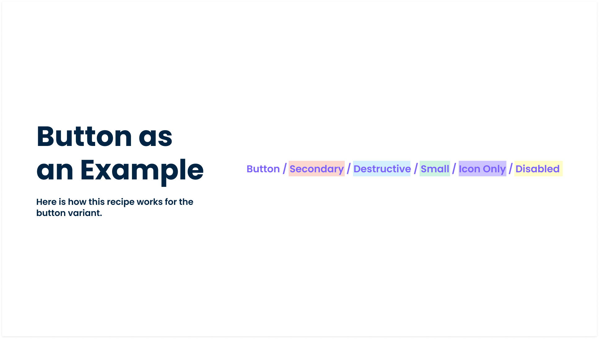 Button as an Example